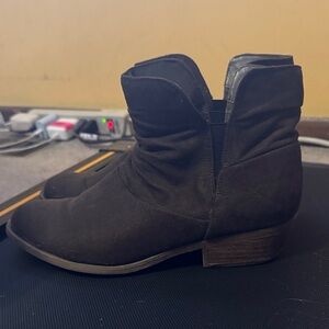 Brown Suede Ankle Boots